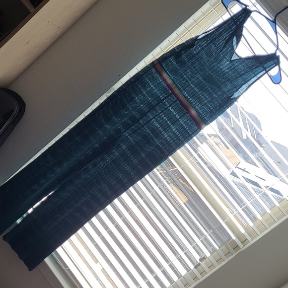 Junior's Teal jumpsuit - Picture 2 of 2